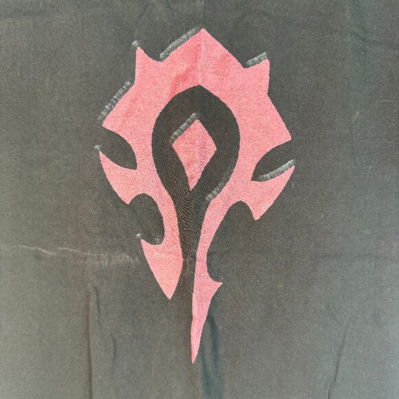 World Of Warcraft Horde Logo S/S T-Shirt Tee Top Kids Boys Video Games Gamer M - Picture 3 of 4